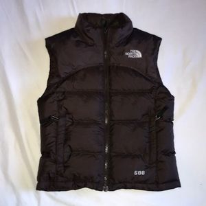 brown north face puffer jacket 600 !!
